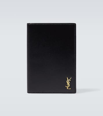 Tiny Cassandre leather passport holder | Saint Laurent