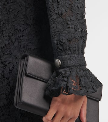 Vestido midi de encaje de algodón | Alessandra Rich