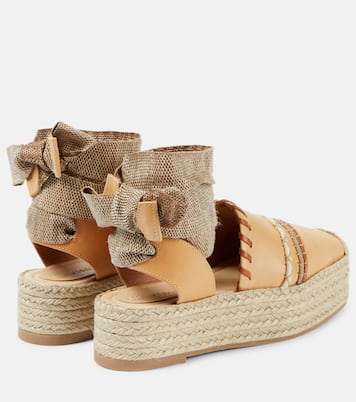 Leather platform espadrilles | Ulla Johnson
