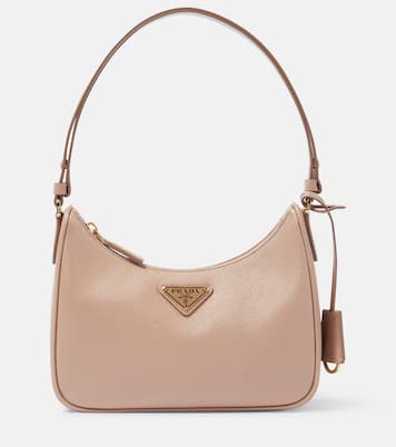 Borsa a spalla Re-Edition Mini in pelle | Prada
