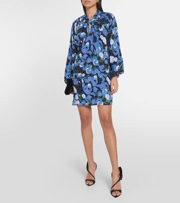 Robe Silka imprimée en satin | Diane von Furstenberg