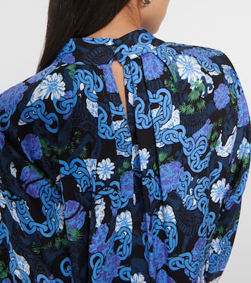 Robe Silka imprimée en satin | Diane von Furstenberg
