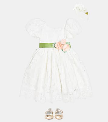 Floral-appliqué headband | Monnalisa