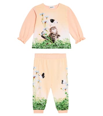 Baby Elina T-shirt and Susanne pants set | Molo