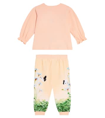 Baby Elina T-shirt and Susanne pants set | Molo