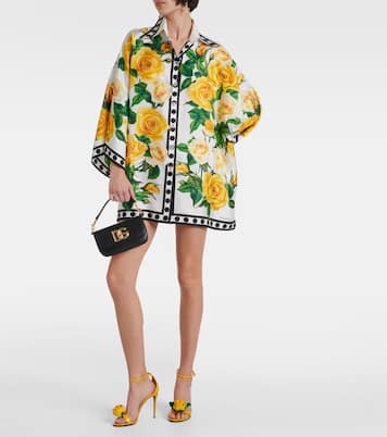 Oversize-Hemd aus Seide | Dolce&Gabbana