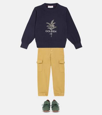 Printed cotton sweater | Brunello Cucinelli Kids