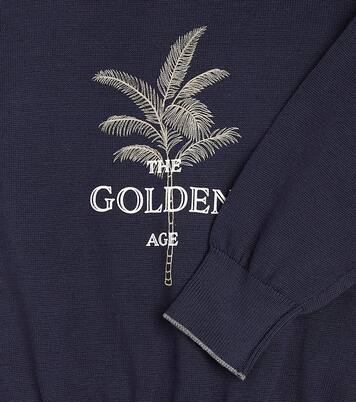 Printed cotton sweater | Brunello Cucinelli Kids