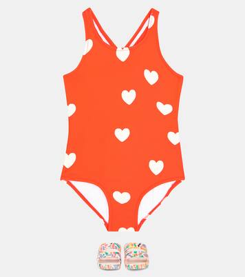 Hearts swimsuit | Mini Rodini