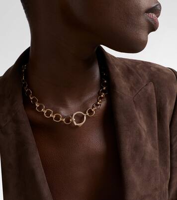 Antifer 18kt rose gold necklace with diamonds | Repossi