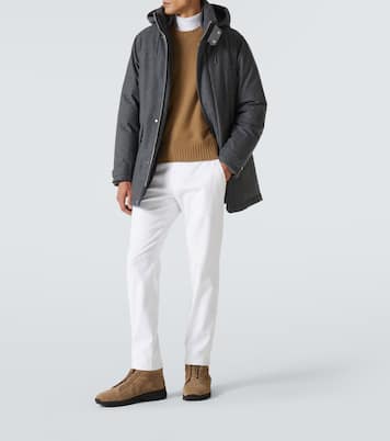 Comfort mid-rise cotton chinos | Zegna