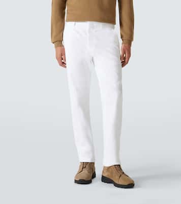 Comfort mid-rise cotton chinos | Zegna