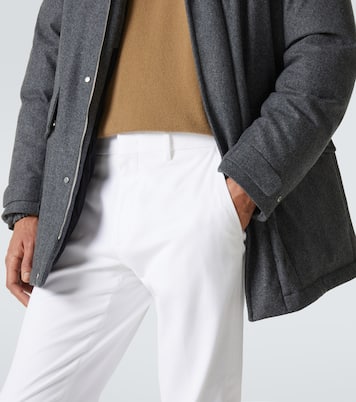 Comfort mid-rise cotton chinos | Zegna