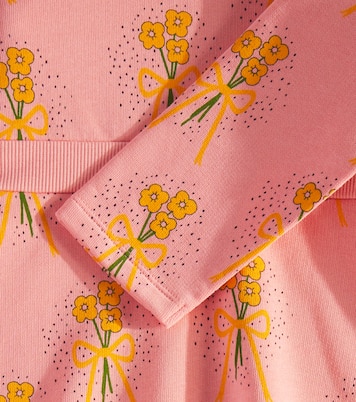 Robe Winter Flowers en coton | Mini Rodini
