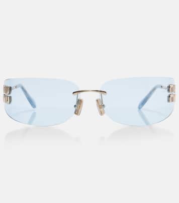 Logo rectangular sunglasses | Miu Miu