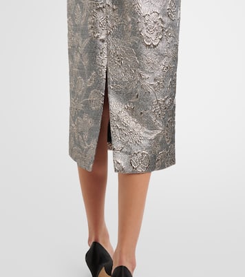 Robe de cocktail à fleurs | Toteme