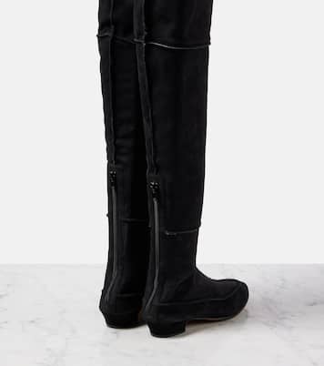 Awar Cuissarde 25 suede over-the-knee boots | The Row