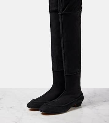 Awar Cuissarde 25 suede over-the-knee boots | The Row