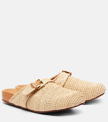 Quinta raffia mules  | Clergerie