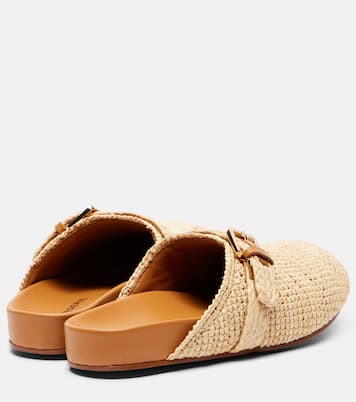 Quinta raffia mules  | Clergerie