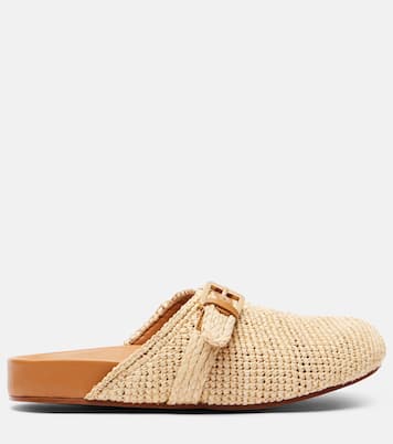 Quinta raffia mules  | Clergerie