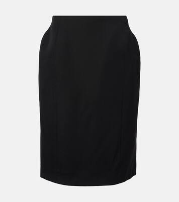 Hourglass wool midi skirt | Balenciaga