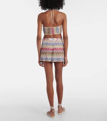 Knitted lamé shorts | Missoni