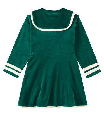 Sailor cotton velour dress | Mini Rodini