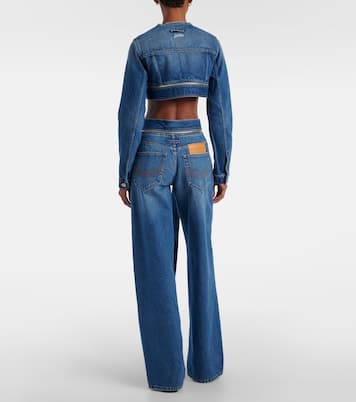 Cropped denim jacket  | Jean Paul Gaultier