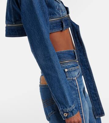 Cropped denim jacket  | Jean Paul Gaultier