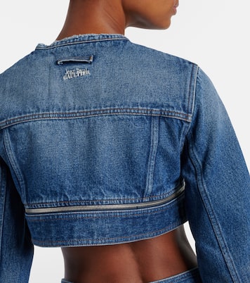 Cropped denim jacket  | Jean Paul Gaultier