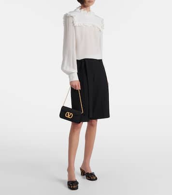 Bluse aus Crêpe de Chine aus Seide | Valentino