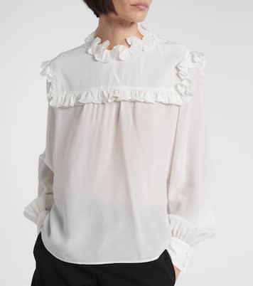 Bluse aus Crêpe de Chine aus Seide | Valentino