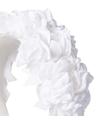 Floral-appliqué headband | Monnalisa