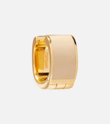 Boucles d'oreilles Signature en plaqué or | Toteme