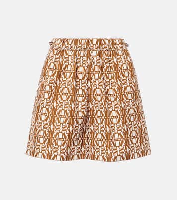 High-Rise Shorts Taiga aus Baumwolle | Max Mara