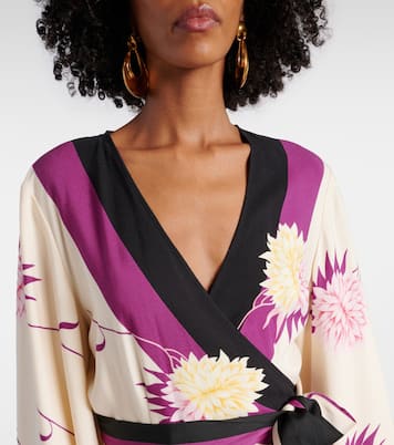 Floral wrap dress | La DoubleJ