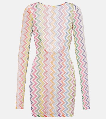 Minikleid aus Häkelstrick | Missoni