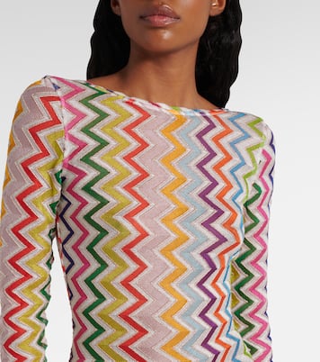 Minikleid aus Häkelstrick | Missoni