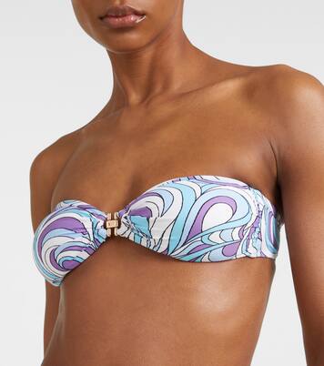 Haut de bikini bandeau Istanbul imprimé | Melissa Odabash