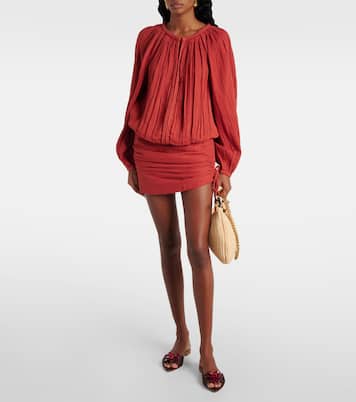 Verzierte Pantoletten Cyd aus Raffiabast | Malone Souliers