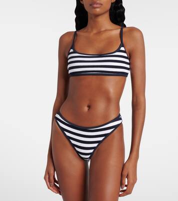 Haut de bikini Muse Scoop rayé | Jade Swim