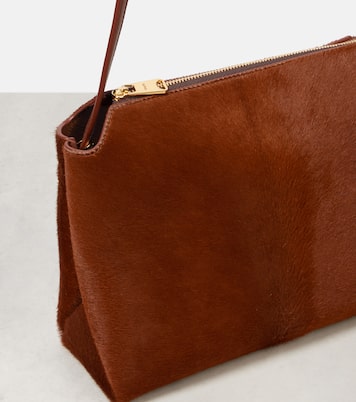 Lina Medium calf hair crossbody bag | Khaite