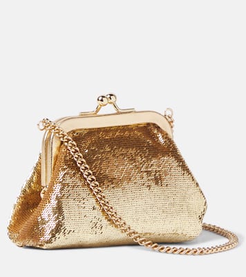 Borsa DG in raso con paillettes | Dolce&Gabbana Kids