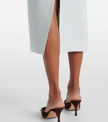 Robe midi en laine et soie | Roland Mouret