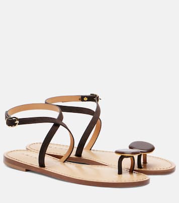 Sandalen Kigali aus Veloursleder | Amanu