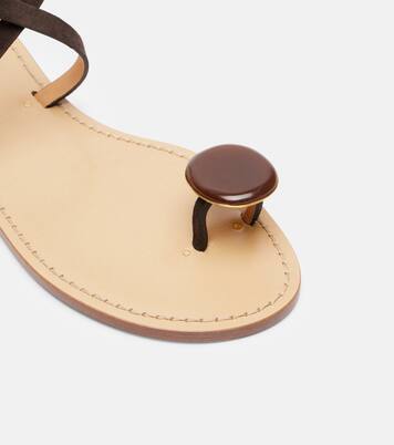 Sandalen Kigali aus Veloursleder | Amanu