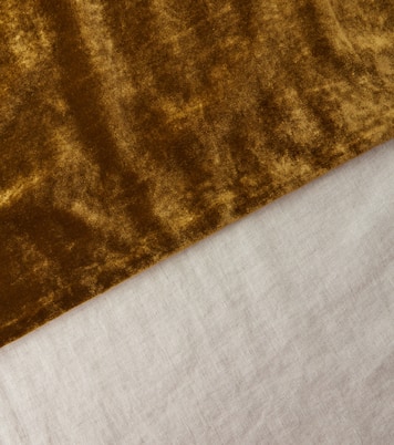 L号天鹅绒边饰亚麻桌布 | Once Milano