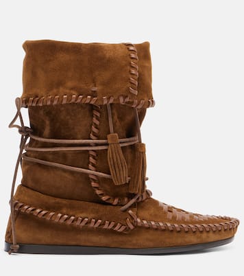 Ankle Boots Winki aus Veloursleder | Isabel Marant