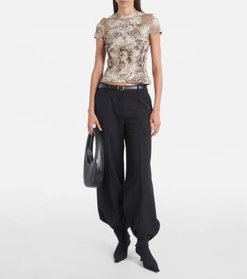 Médaillon cotton-blend jersey T-shirt | Jean Paul Gaultier